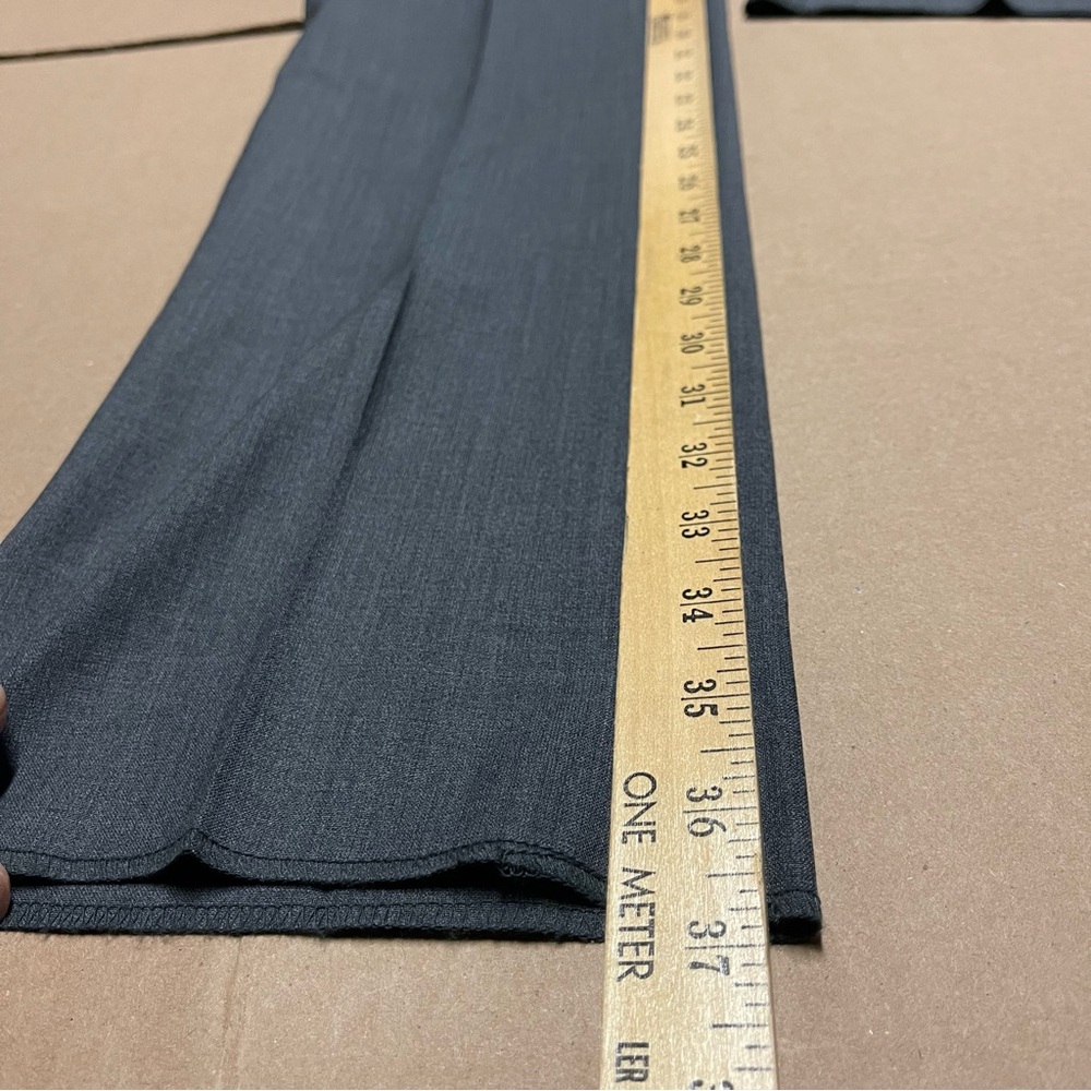 New MANTONI $449 Sharkskin Suit Men's 44R 38x36 Gray 100% WOOL Jacket Pants - Picture 15 of 16